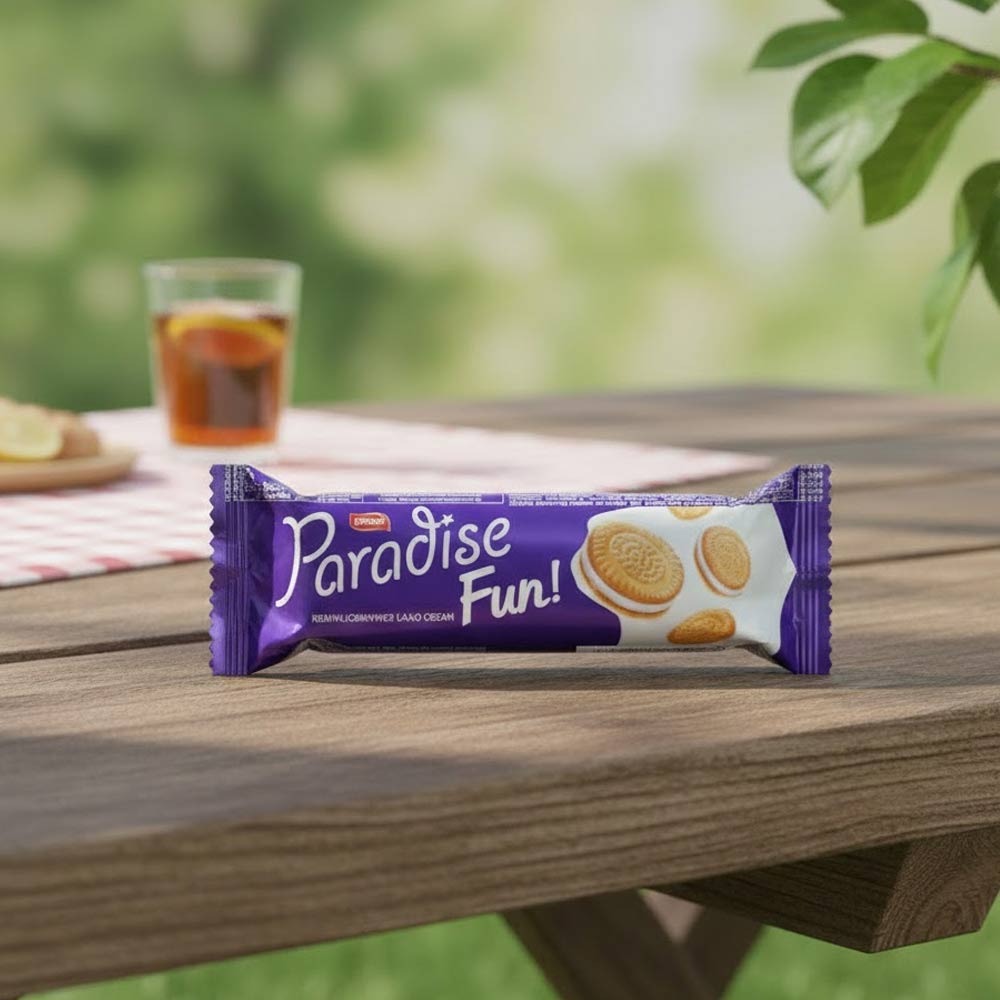 Paradise Fun Vanilla Cream Filled Sweet Cookies