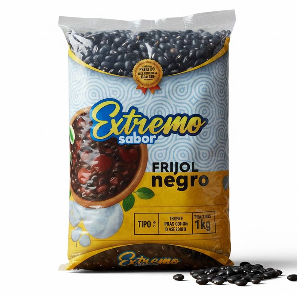 Black beans pack (1Kg) - Image 2