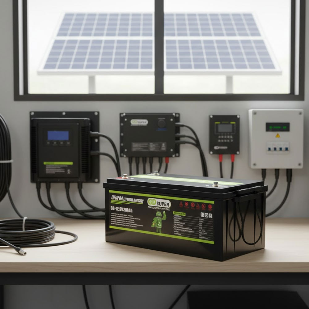 GD Super LiFePO4 12.8V 200Ah battery