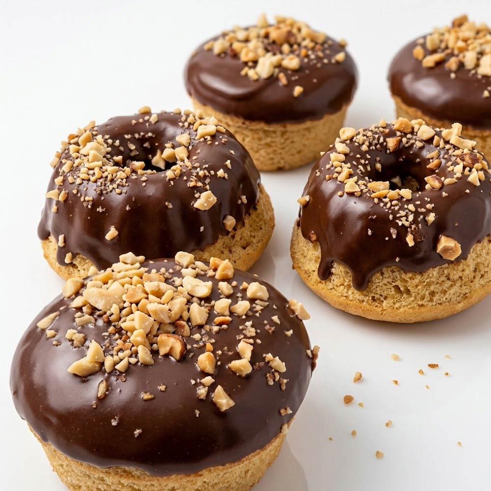 Cupcake with chocolate frosting and nut topping (12 units) - Imagen 2