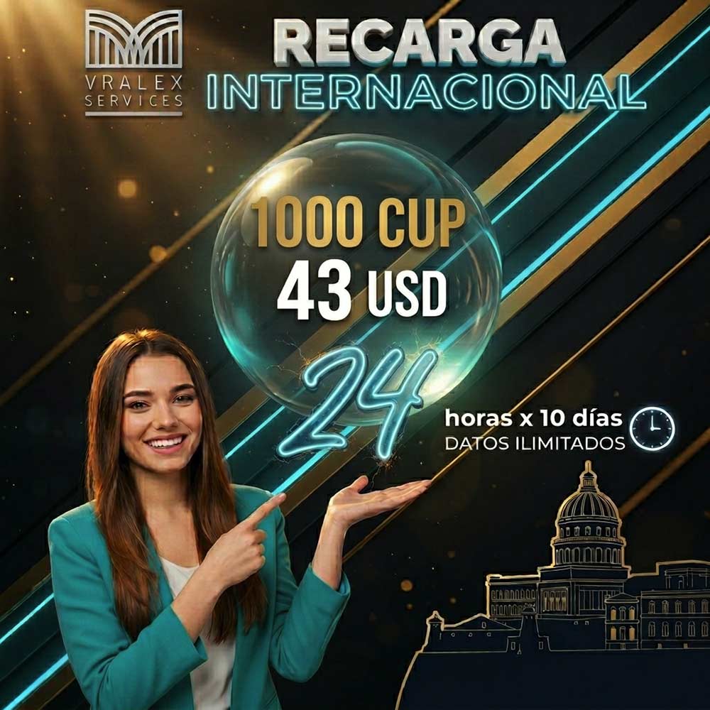 Unlimited 24 Internet Recharge for Cuba - 10 days - Image 4