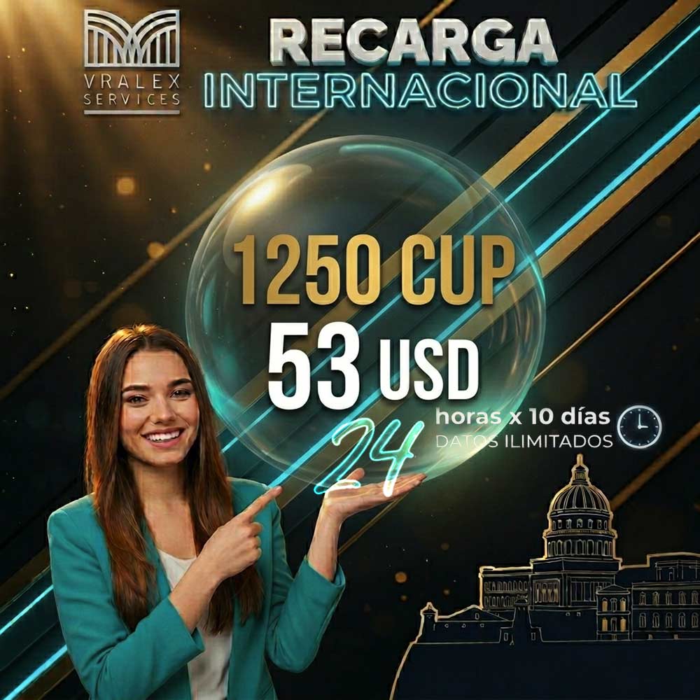 Unlimited 24 Internet Recharge for Cuba - 10 days - Image 5