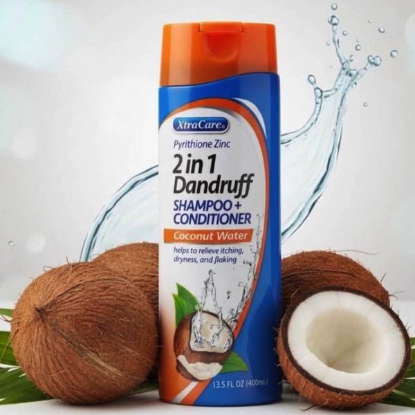 XtraCare 2 in 1 Dandruff Shampoo + Conditioner Coconut Water 400ml