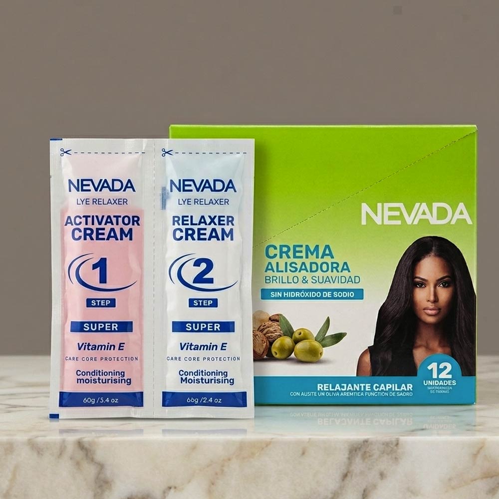 Nevada Hair Relaxer Cream Kit (12 Units)