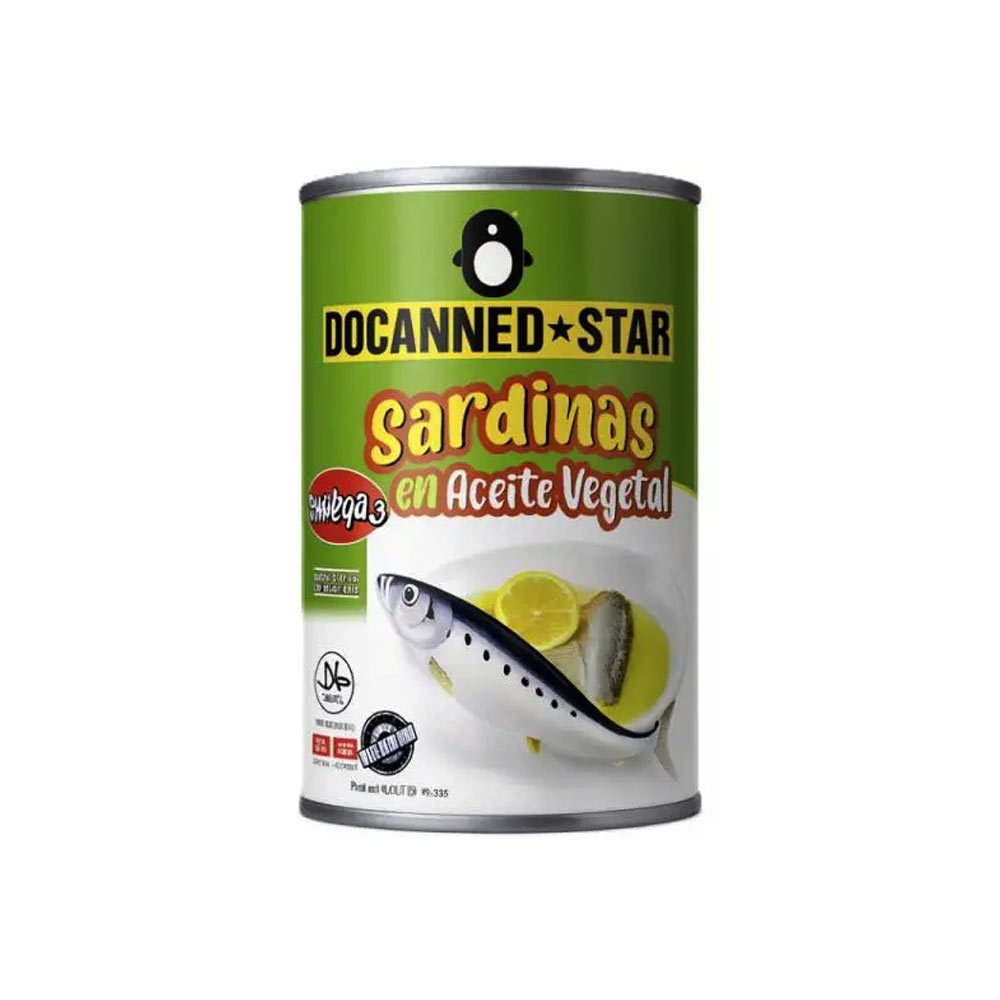 Docanned Star Sardines in Vegetable Oil - Image 2