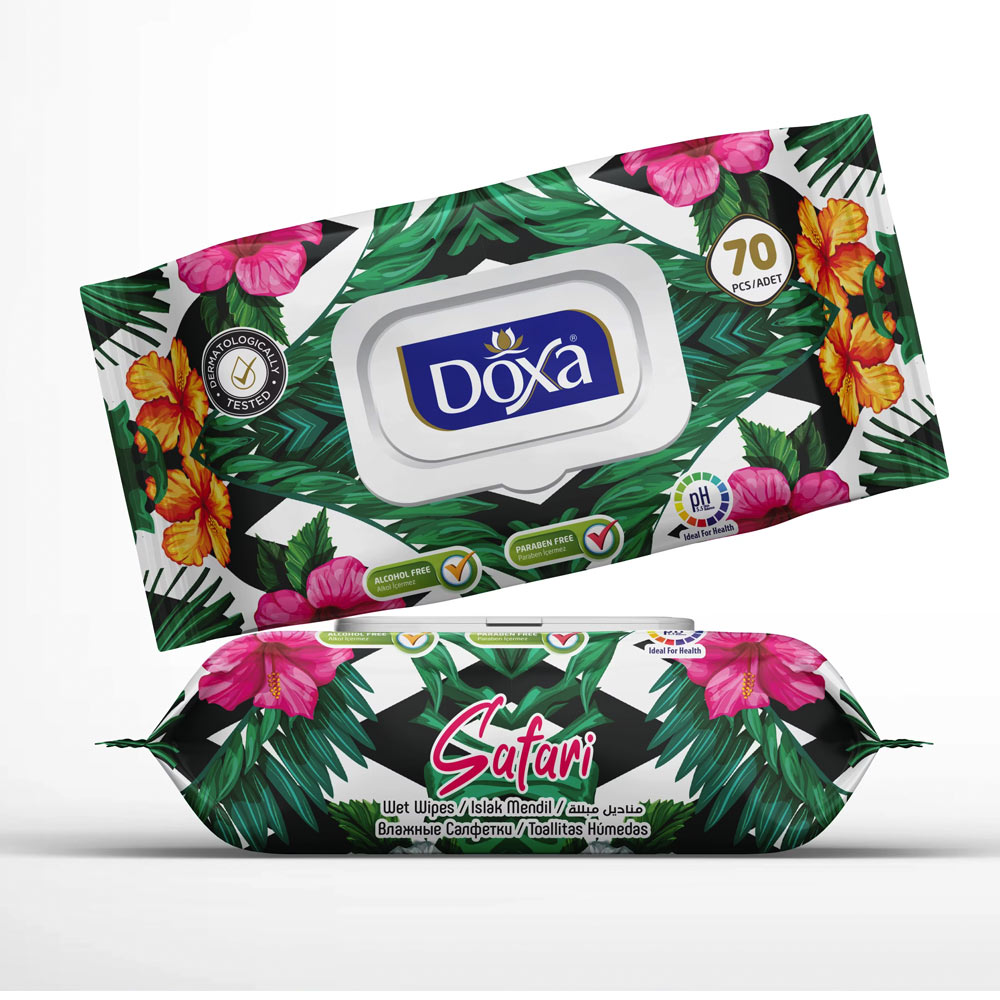 Doxa Safari Wet Wipes 70 Pieces - Image 2