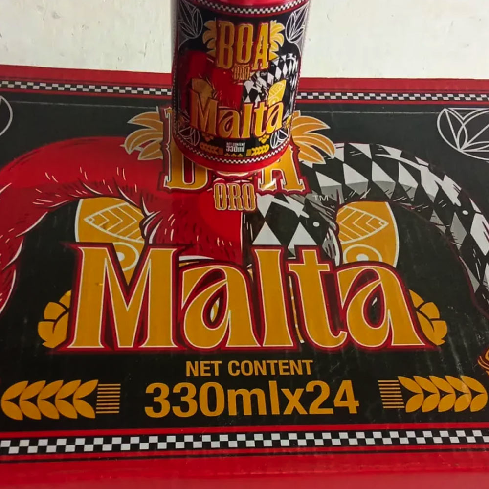 Boa Red Malta 330ml – Pack of 24 Cans - Imagen 3