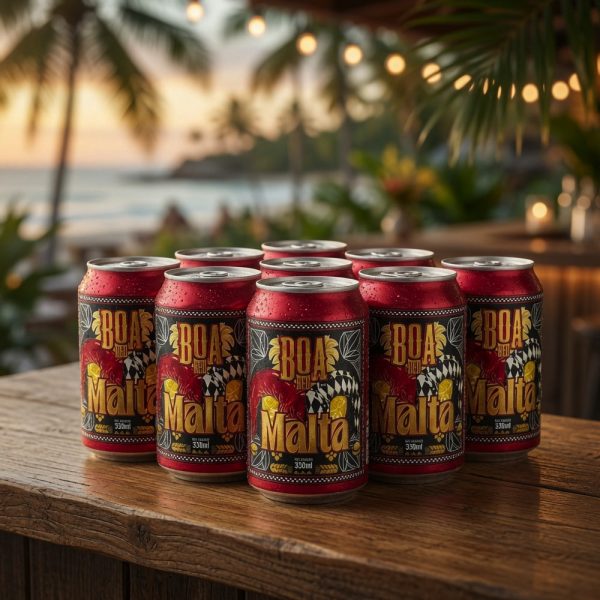 Boa Red Malta 330ml – Pack of 24 Cans