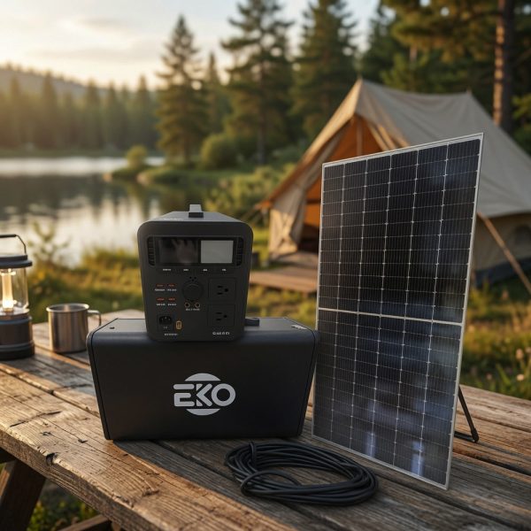 EKO Solar Kit 1200W Power Station + 400W Solar Panel