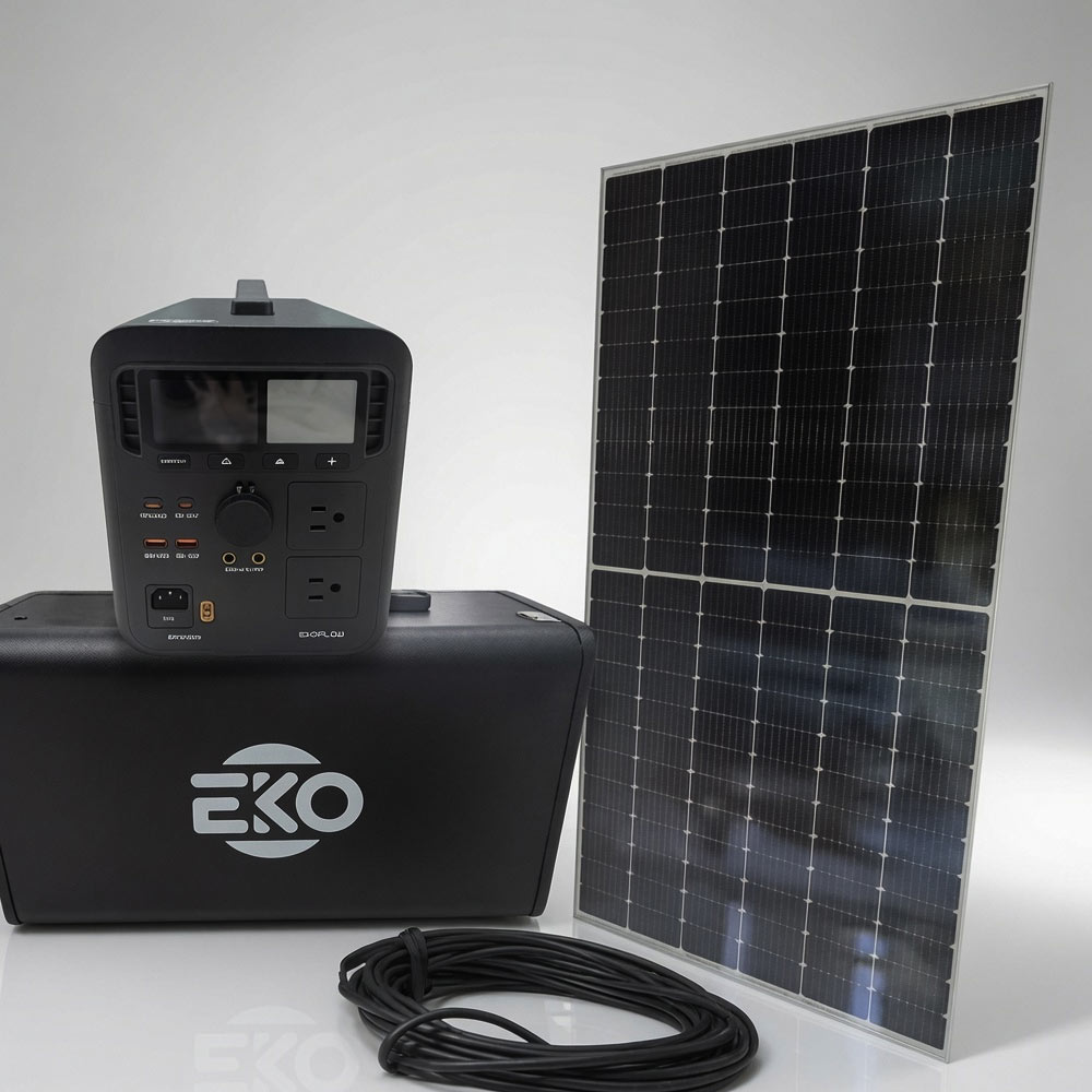 EKO Solar Kit 1200W Power Station + 400W Solar Panel - Imagen 2